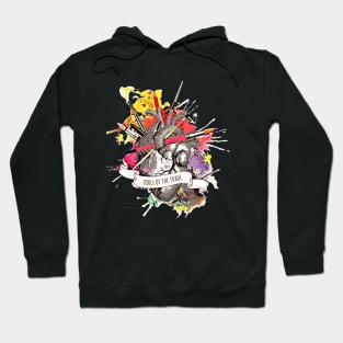 Heart for Tools of trade, drawing, creation, poet, writer, artist, watercolor style Hoodie